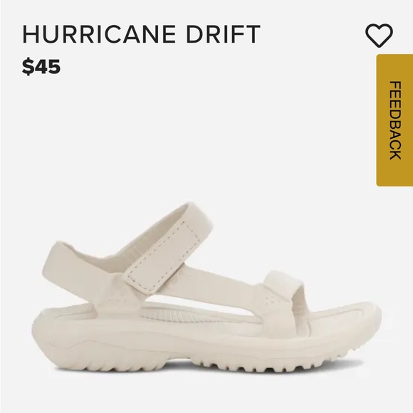 Teva Hurricane Drift waterproof Sandals Birch new - Picture 8 of 15